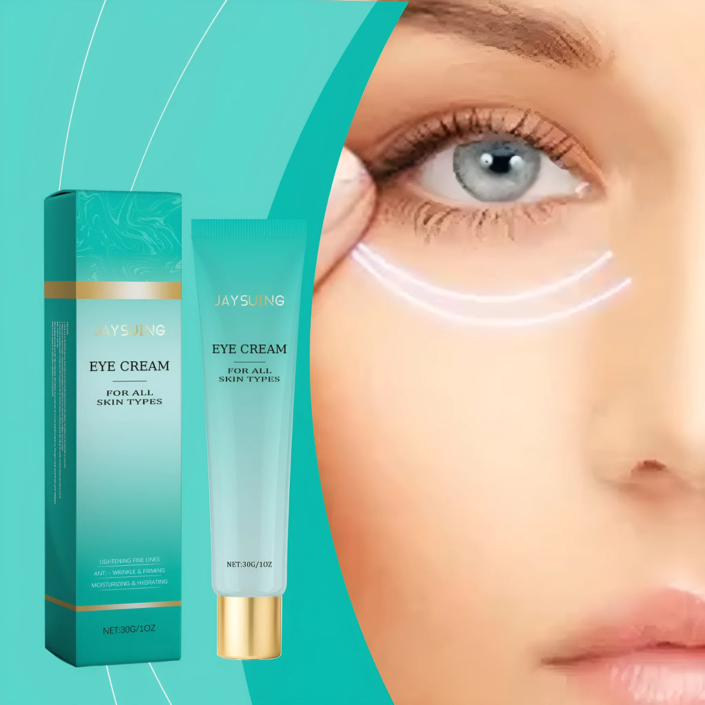 30g glass jar of retinol and hyaluronic acid anti-ageing eye cream