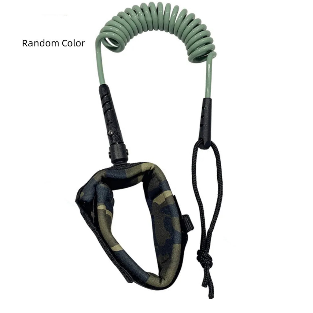 Surfboard hand holding rope with high elasticity for water sports equipment securing