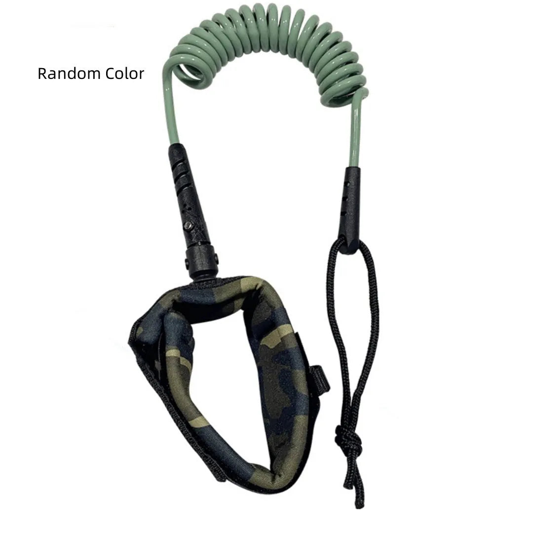 Surfboard hand holding rope with high elasticity for water sports equipment securing