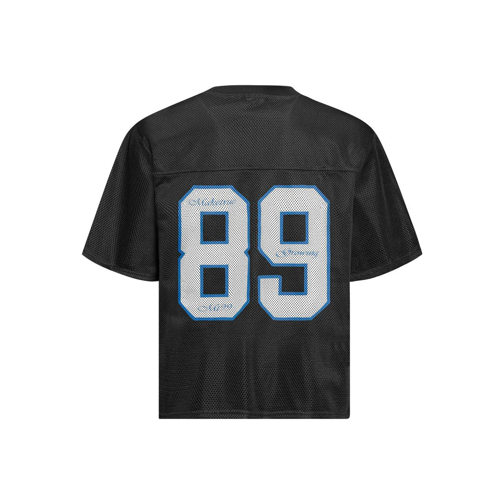 Men's loose fit casual T-shirt in chemical fibre blend fabric available in black or white