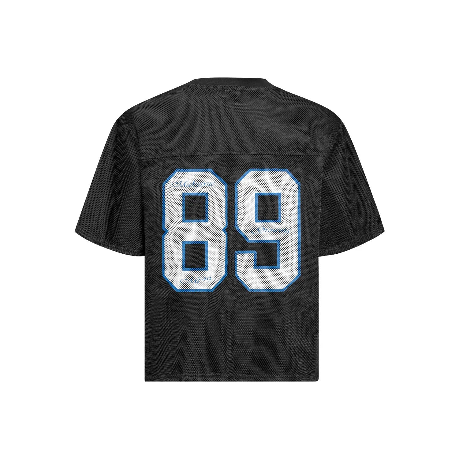 Men's loose fit casual T-shirt in chemical fibre blend fabric available in black or white