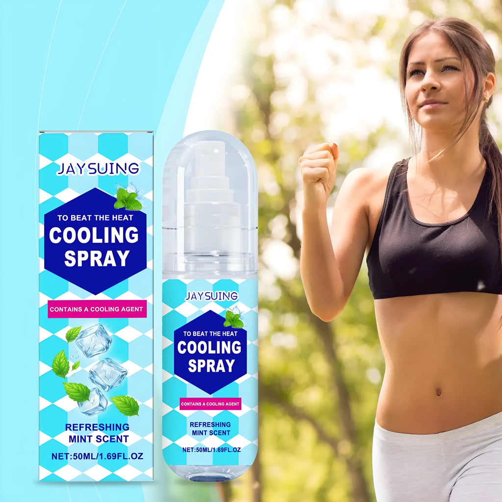 50ml mint cooling spray bottle for outdoor summer heat relief