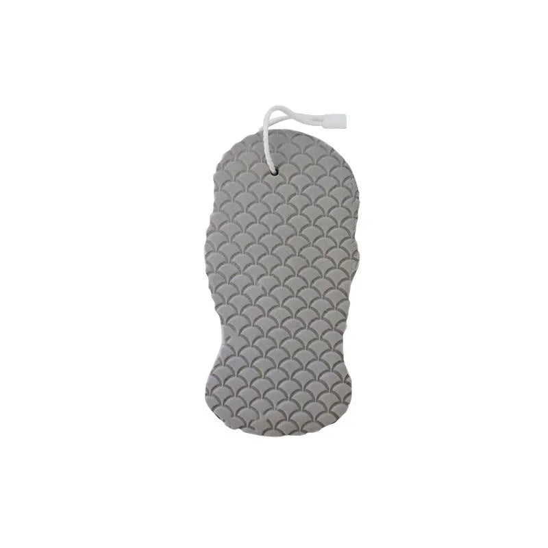 3D fish scale pattern bath sponge in white, grey, pink or light blue