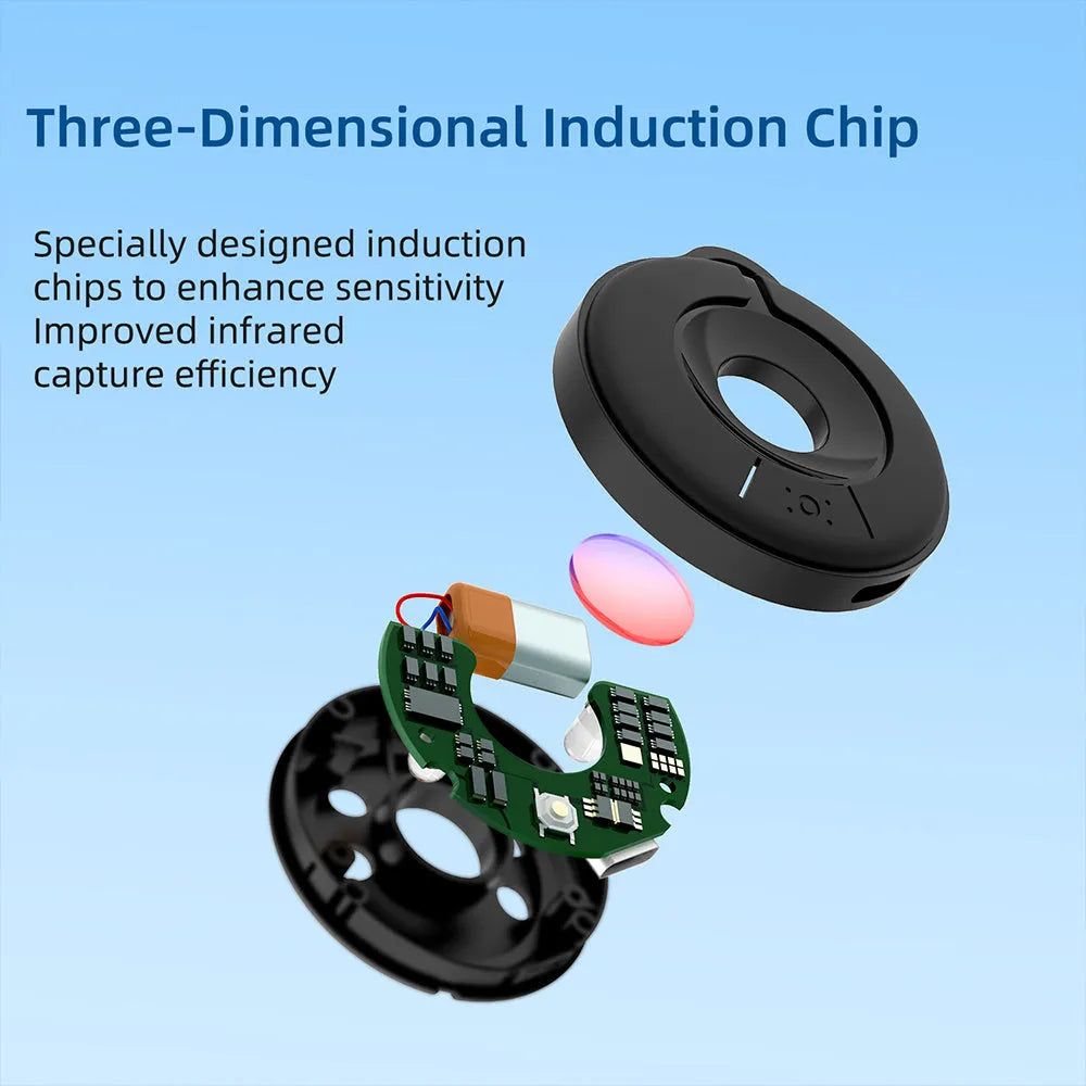 Compact infrared camera detector for hidden camera detection with 5-metre range