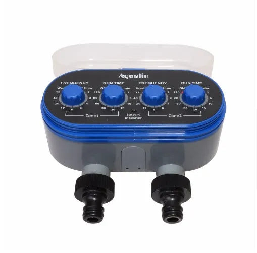 Dual timed intelligent irrigation automatic watering device with digital display