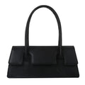 Women's retro style small square shoulder bag in PU with document pocket interior