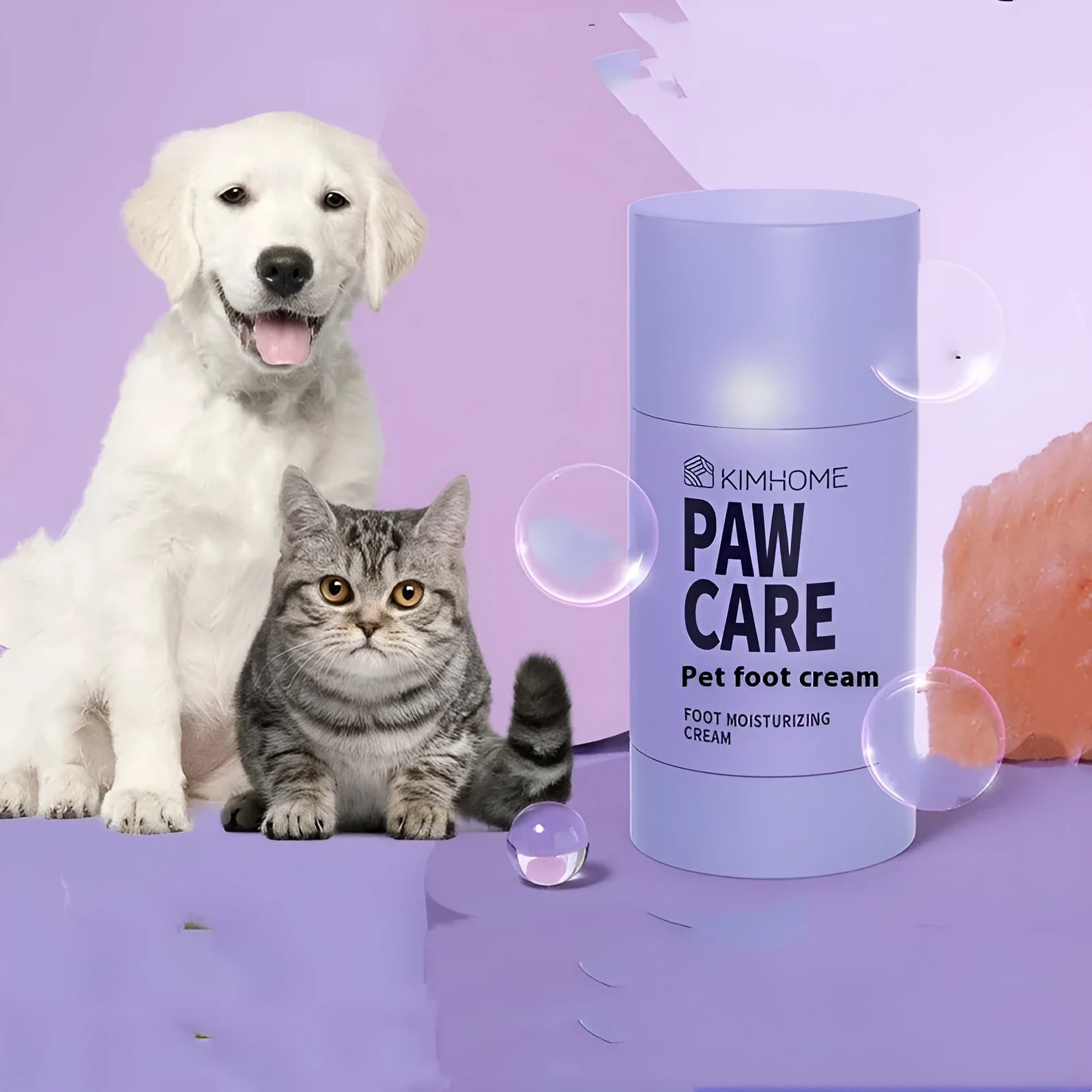 40g tube of Brazil palm wax pet foot cream for cat and dog claw care
