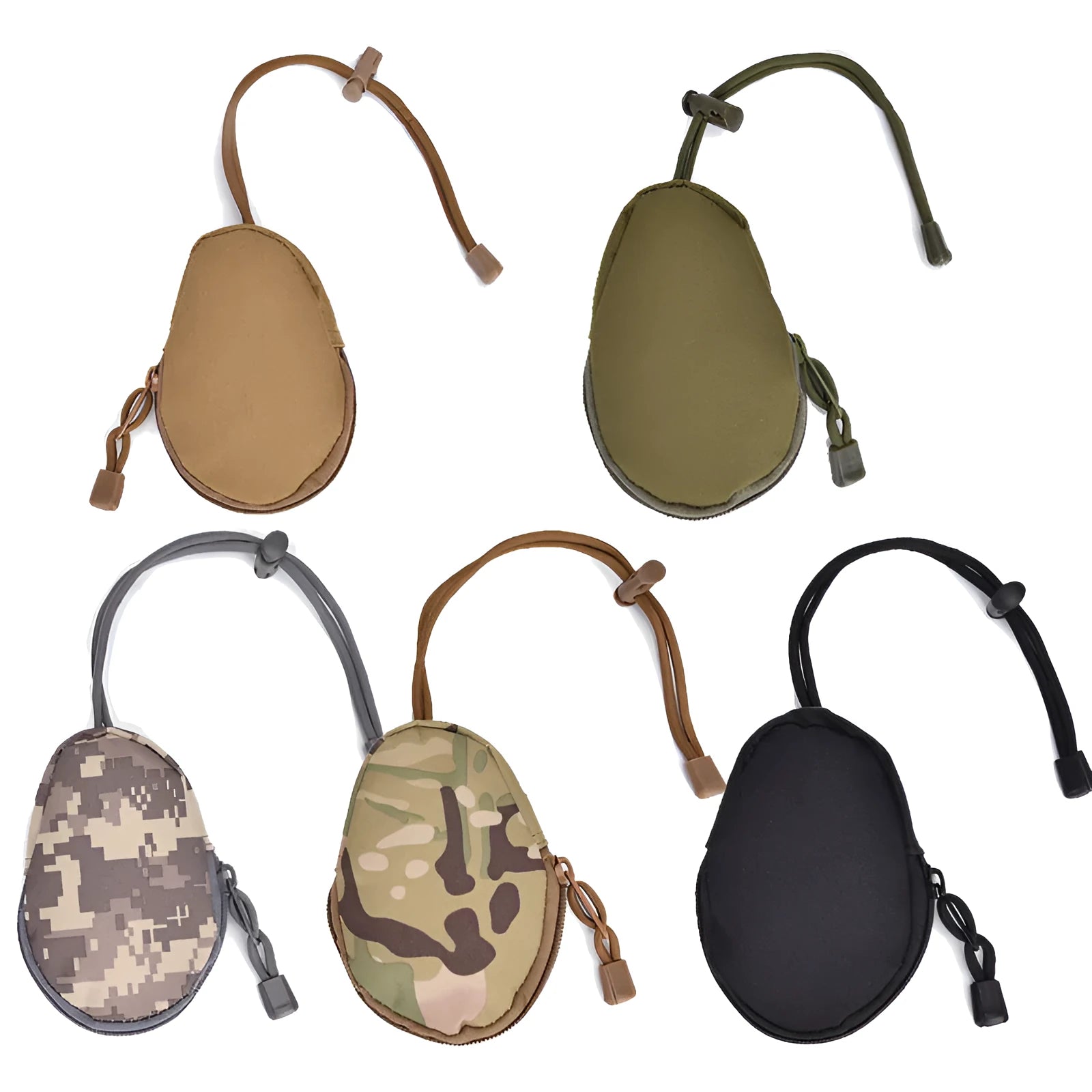 Outdoor multifunctional key bag made from Oxford cloth in various colours.