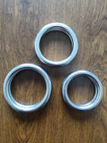 Wing Chun carbon steel training ring with electroplated finish for martial arts conditioning