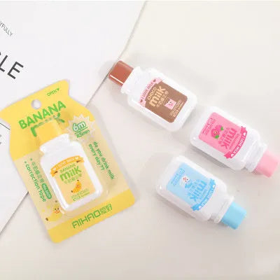 Creative bottle-shaped correction tape with 6m length in colourful design