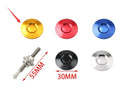 30mm diameter aluminium alloy engine cover lock with 55mm screw in five colour options