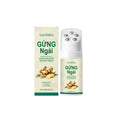 120ml plastic bottle of ginger wormwood roller massage liquid with vitamin E