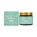 A 60g glass or plastic jar of beef tallow and frankincense moisturising cream for dry skin.