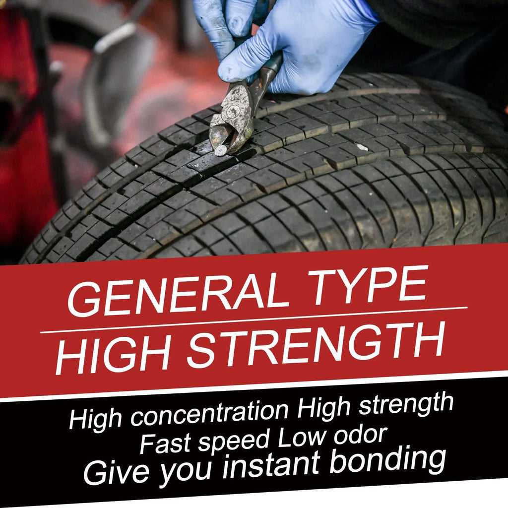 30ml capacity tyre repair adhesive bottle for car tyre crack sealing