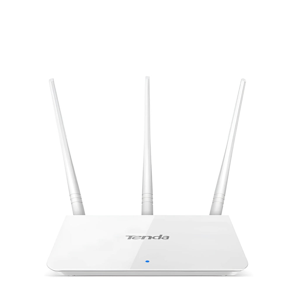 White wireless router with dual-band 2.4G and 5G support for home broadband networking.