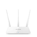 White wireless router with dual-band 2.4G and 5G support for home broadband networking.
