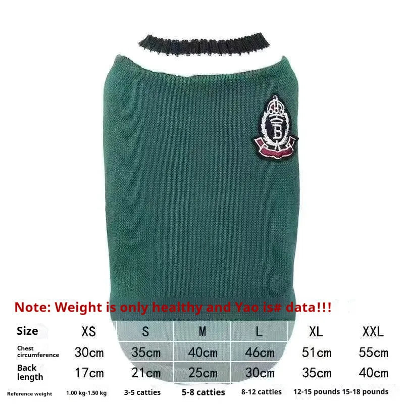 Cat wearing silver gradual layer winter clothes in blue duck colour with weight-based sizing