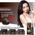 Plant Pure 400ml hair dye cream kit for covering white hair in a plastic bottle.