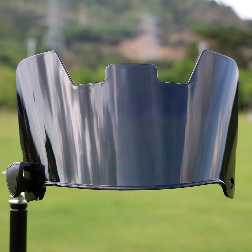 American-style multicolour rugby helmet goggles with a tool-free mounting system