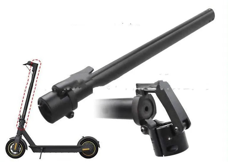 Black folding upright bar replacement part for Ninebot No. 9 electric scooter