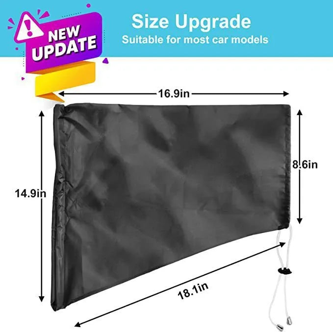 Waterproof cover for new energy vehicle charging with drawstring closure in grey colour