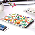 Plastic hard shell case with floral pattern for Apple MacBook Air and MacBook Pro laptops.