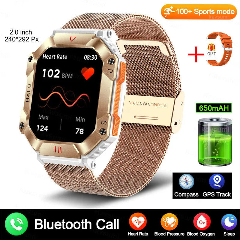 Android smart watch for women with GPS fitness tracking in multiple colour and strap options