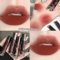 Lava Secret Matte Lip Mud Lipstick in five colours including orange brown coffee and jujube red