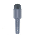Wireless Bluetooth karaoke microphone in pink, blue, or mint green with built-in speaker.