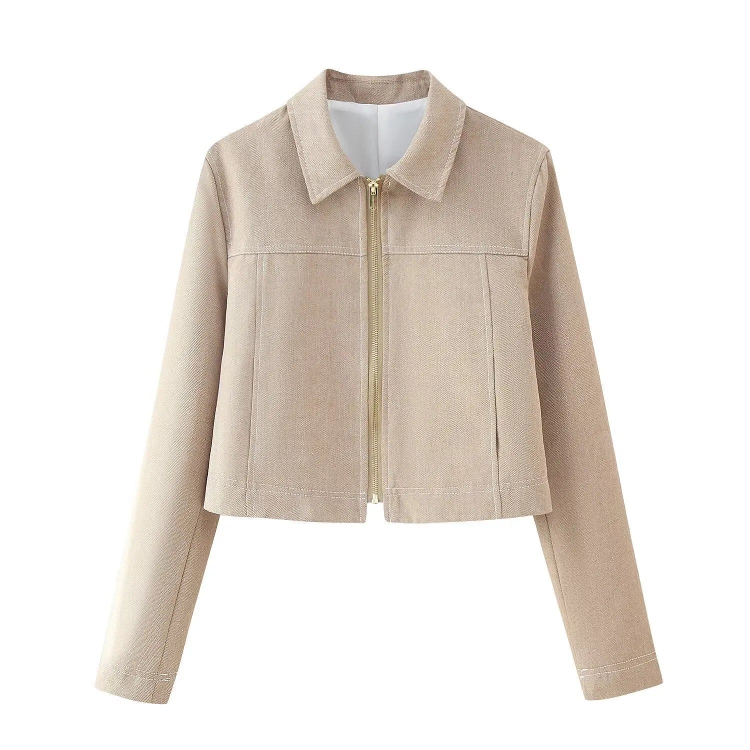 Women's summer suit set with 3D herringbone pattern embroidery on jacket and trousers