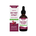 60ml glass bottle of beetroot liquid supplement drops with dropper.