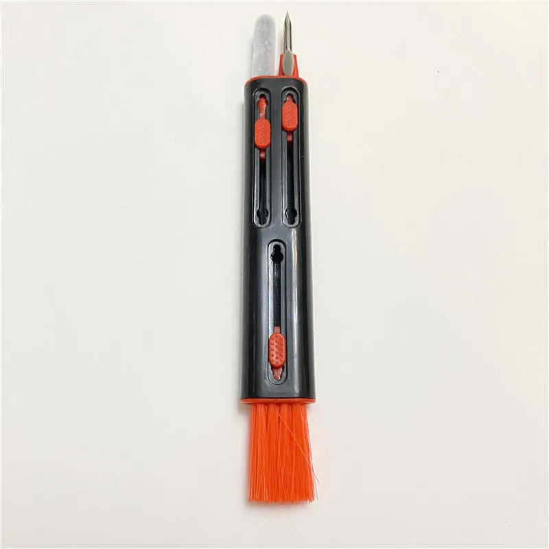 AirPods Pro cleaning kit with white and red 3-in-1 pen, showing brush, sponge, and metal nib heads.