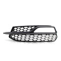 Black ABS bumper fog lamp grille for Audi A3 Sport S3 2013 to 2016 models