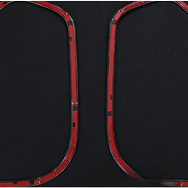 Silver stainless steel audio frame trim for Toyota Roox 40 Series interior doors