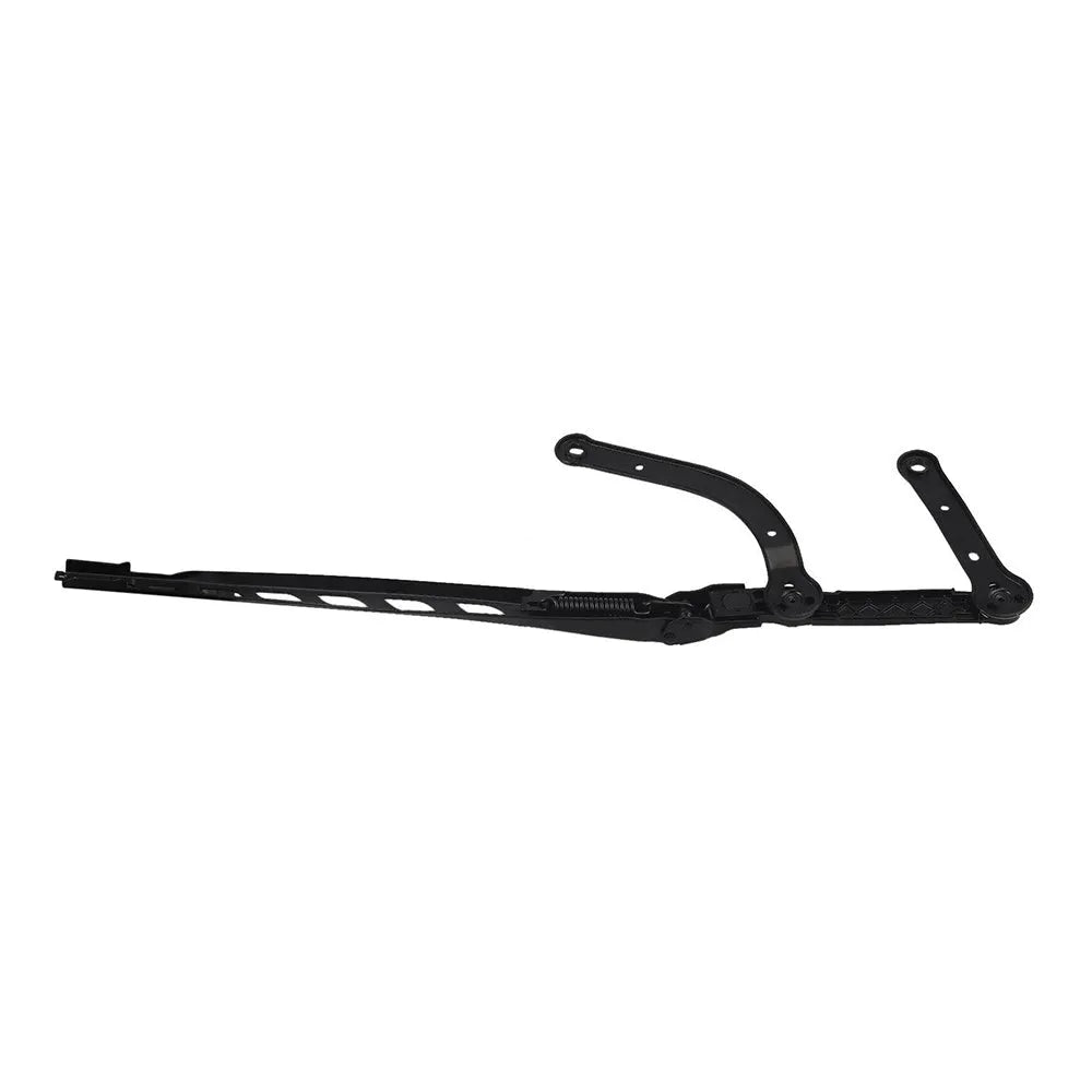 BMW 5 Series E60 front right windscreen wiper arm spare part on white background.