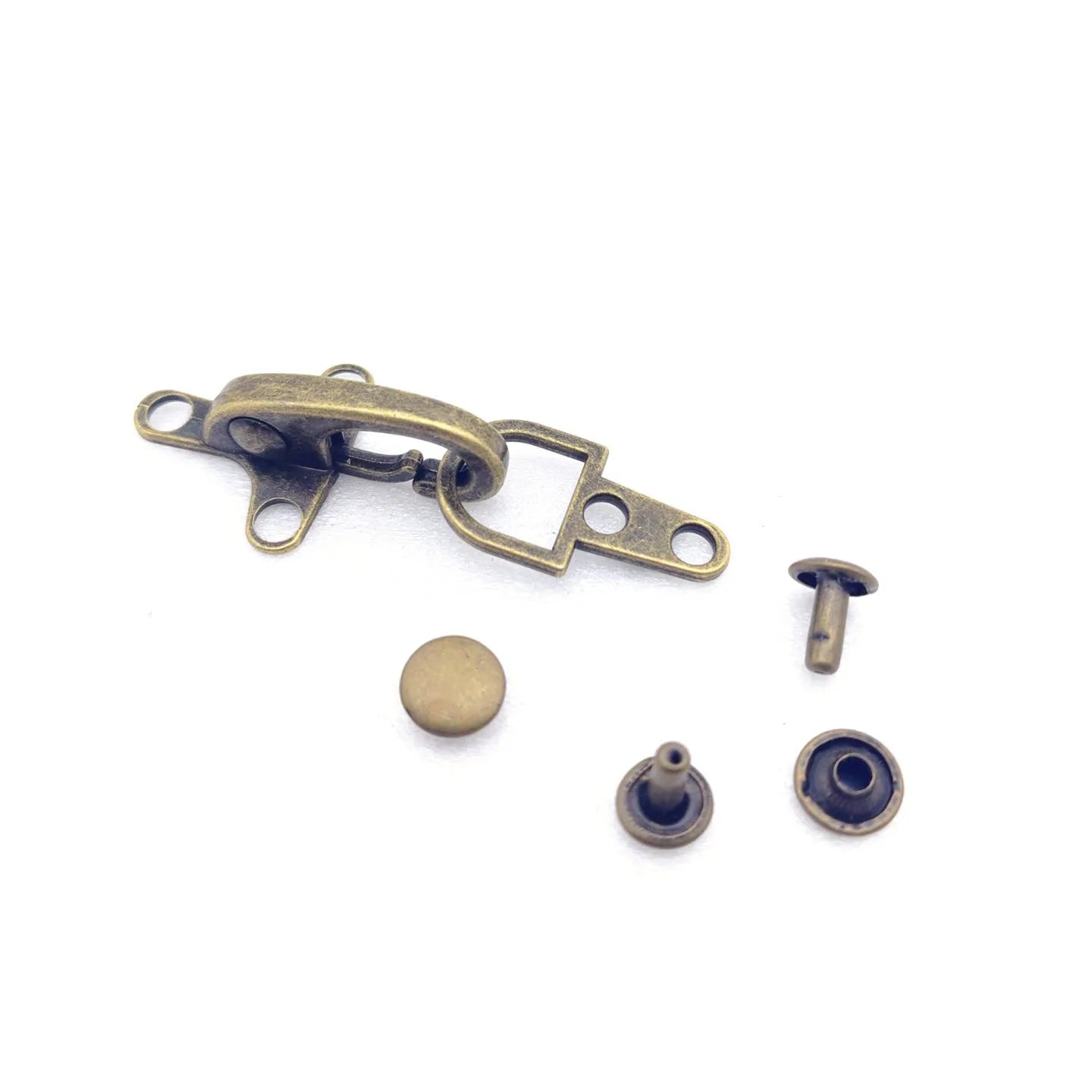 Zinc alloy aircraft buckle decoration in 5.85cm size with four metallic finish options