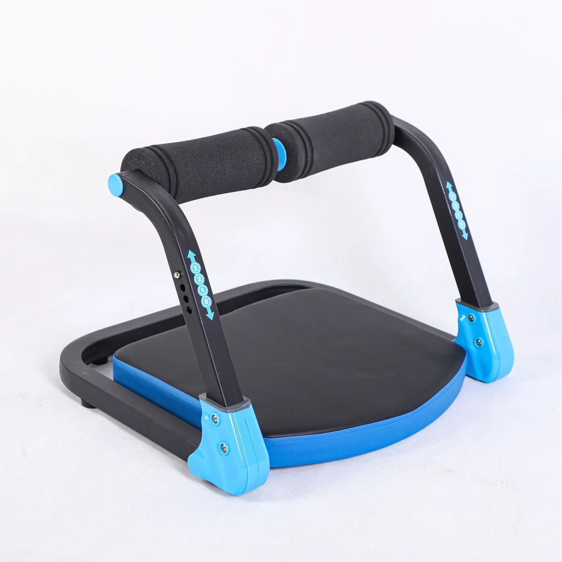 Household mini multifunctional abdominal device in sky blue or red colour for fitness and body shaping