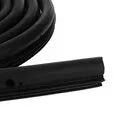 Black rubber sliding door seal strip for Toyota Hiace High Roof 5 metre length