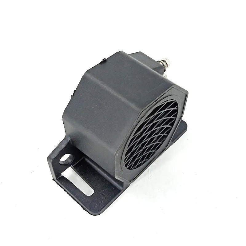 Black GQ-208A reversing buzzer horn for 12-80V vehicles.