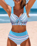 Solid colour cross sling split swimsuit for women in polyester fabric with briefs style