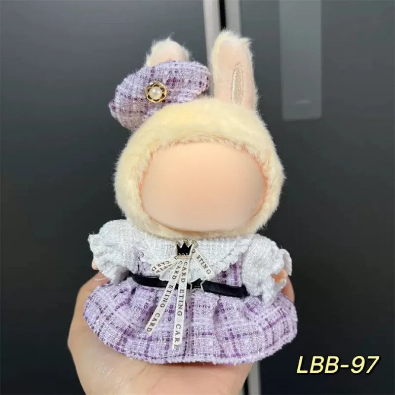17cm plastic costume for LBB series vinyl figures in multiple character styles
