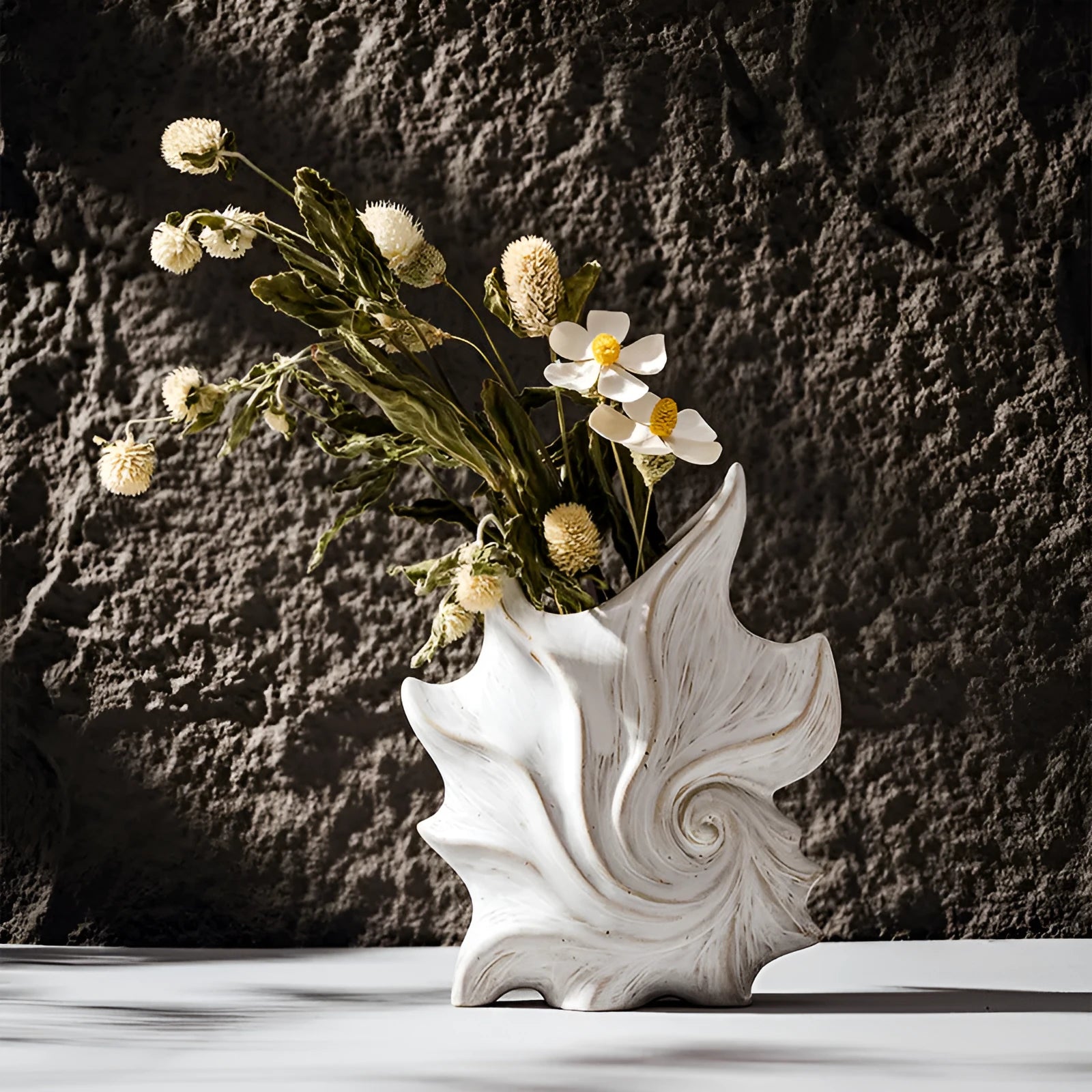 French art ceramic vase with coloured glaze finish in European style decorative design