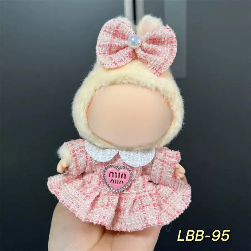 17cm plastic costume for LBB series vinyl figures in multiple character styles