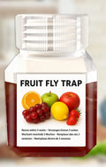 Bottle of SK003 fruit fly trapper bait liquid with funnel packaging option
