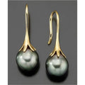 Retro fashion women's earrings with personalised creative design and imitation gold finish