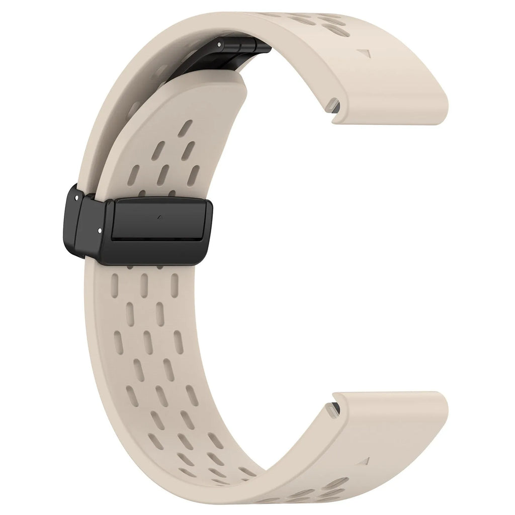 Garmin Fenix quick release watch strap in multiple colours showing quick release spring bars