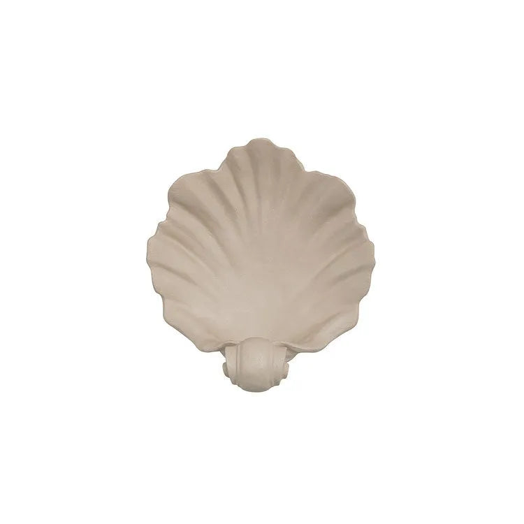 White resin simulation shell fruit plate ornament decoration on table