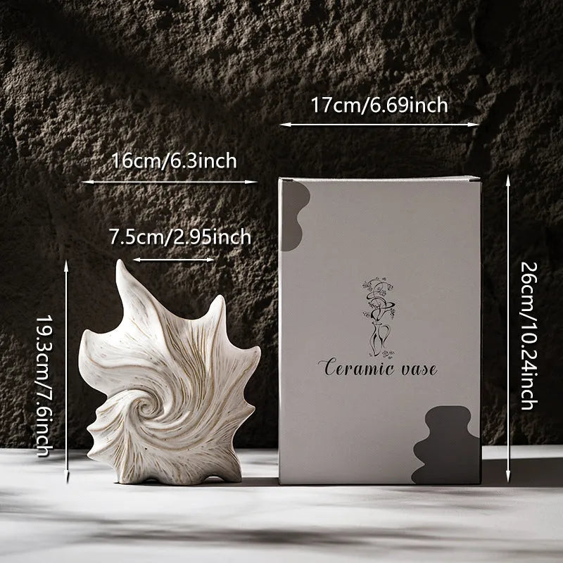 French art ceramic vase with coloured glaze finish in European style decorative design