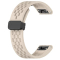 Garmin Fenix quick release watch strap in multiple colours showing quick release spring bars