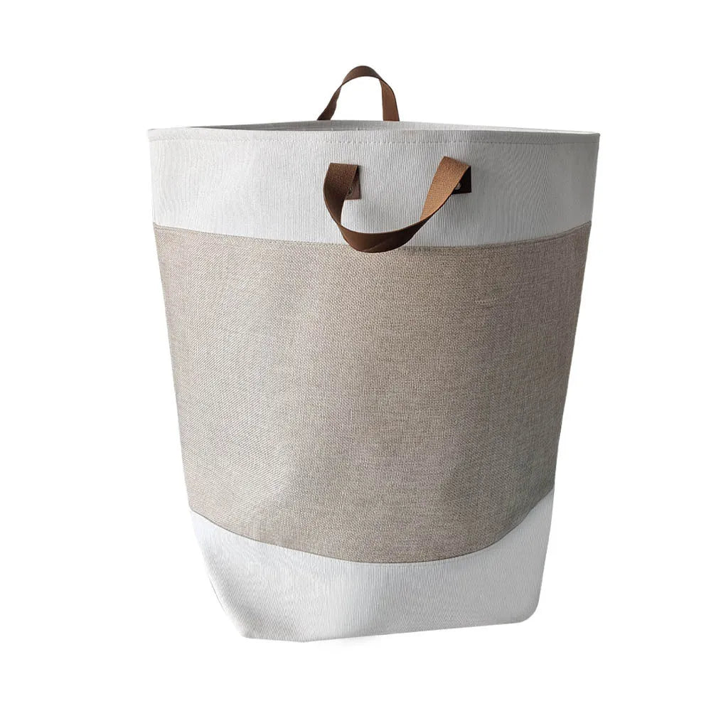 Fabric storage box for clothes and home organisation in 35cm dimensions with colourful pattern options